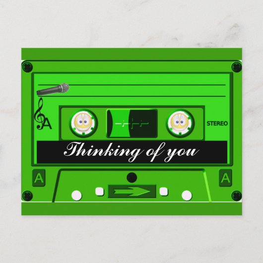 Oude school, Cassette_ Briefkaart (Voorkant)