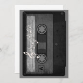 Oude school Cassette in nood Kaart (Voorkant / Achterkant)