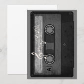 Oude school cassette versleten  kaart (Voorkant / Achterkant)