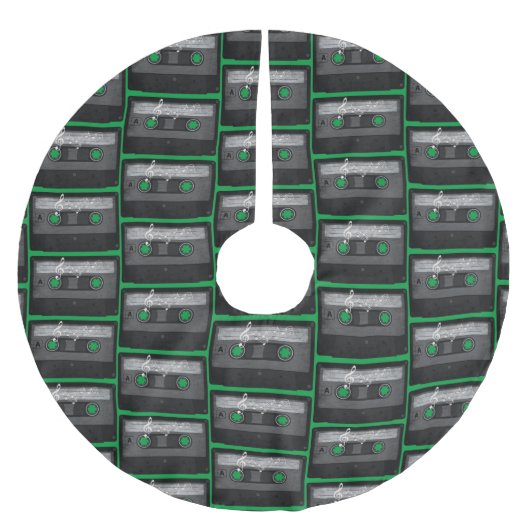 Oude school cassette versleten kerstboom rok (Voorkant)