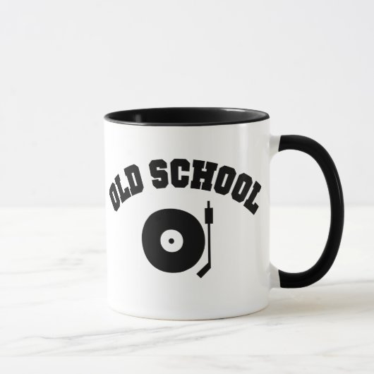 Oude School DJ Platenspeler Mok (Rechts)