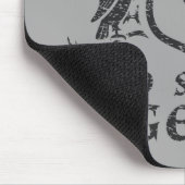 Oude School Geek Owl Mousepad Muismat (Hoek)