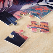 Oude school getatoeëerde pin-ups legpuzzel (Zijkant)