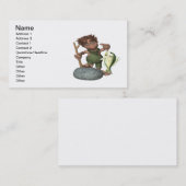 Oude school Gevist Visitekaartje (Voorkant / Achterkant)