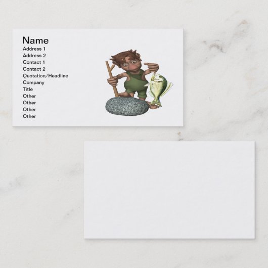 Oude school Gevist Visitekaartje (Voorkant / Achterkant)