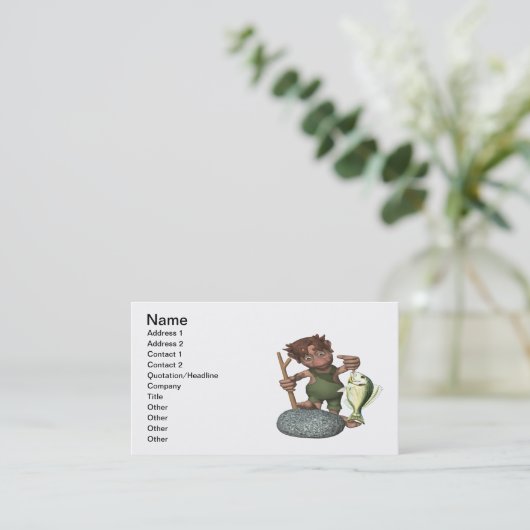 Oude school Gevist Visitekaartje (Staand voorkant)