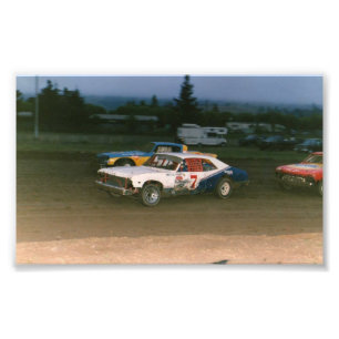 Oude school Gregg Racing Foto Afdruk