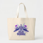 Oude school grote tote bag (Voorkant)