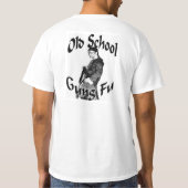Oude school Gung Fu #2 T-shirt (Achterkant)