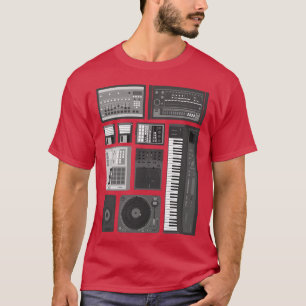 Oude School Hip Hop Rap Music Beat Maker vriend T-shirt