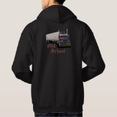 Oude school hoodie (Achterkant)