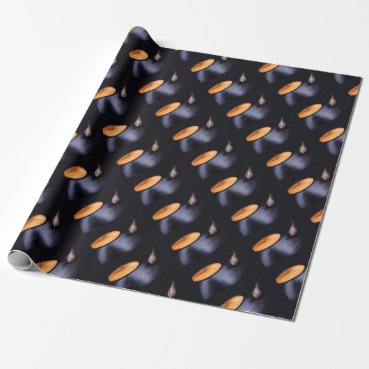 Oude school houden cadeaupapier (Uitgerold)