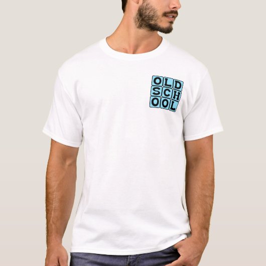 Oude School, Internet Meme T-shirt (Voorkant)