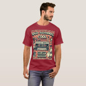 Oude school is cool t-shirt (Voorkant volledig)