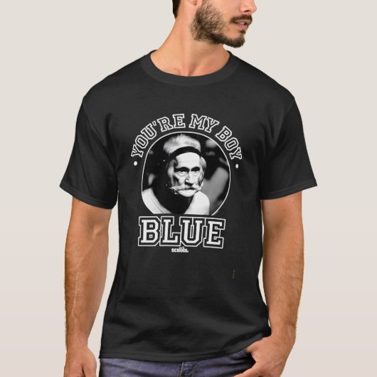 Oude school, je bent mijn blauw t-shirt (Voorkant)