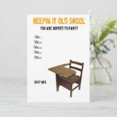 Oude School Kaart (Staand voorkant)