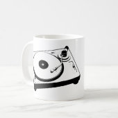 Oude school kan het aanpassen! koffiemok (Voorkant links)