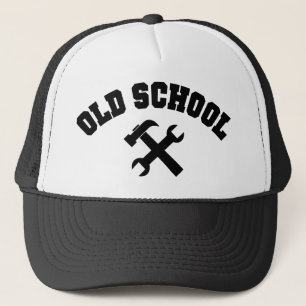 Oude School Klusjesman - Doe-het-zelf Gereedschap  Trucker Pet