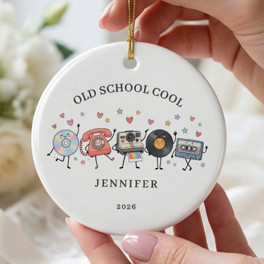 Oude School Koel Retro Keramisch Ornament