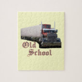 Oude school legpuzzel (Verticaal)