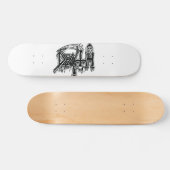 Oude school logo persoonlijk skateboard (Horizontaal)