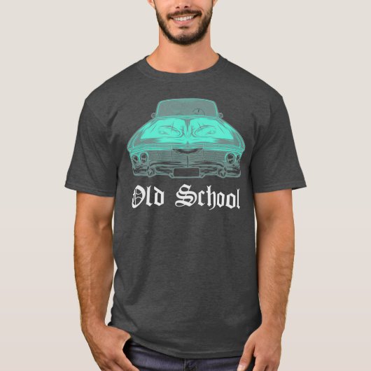Oude school Lowrider OG Origineel Gangster Cholo T-shirt (Voorkant)