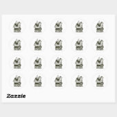Oude School Magie Wizard Grappige Sticker (Vel)