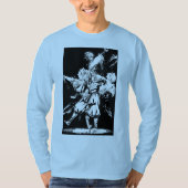 oude school manga stijl t-shirt (Voorkant)