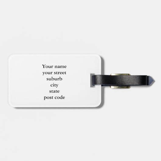 Oude school MTB / Trials fiets wheelie Bagagelabel (Achterkant horizontaal)