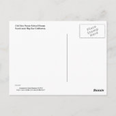 Oude school nabij Big Sur Briefkaart (Achterkant)