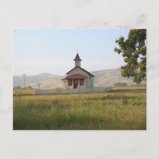 Oude school nabij Big Sur Briefkaart (Voorkant)