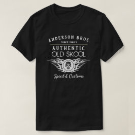 Oude school om het even welke snelheid van de Naam T-shirt