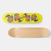 Oude school persoonlijk skateboard (Horizontaal)