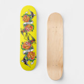 Oude school persoonlijk skateboard (Voorkant)