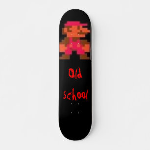 Oude school persoonlijk skateboard