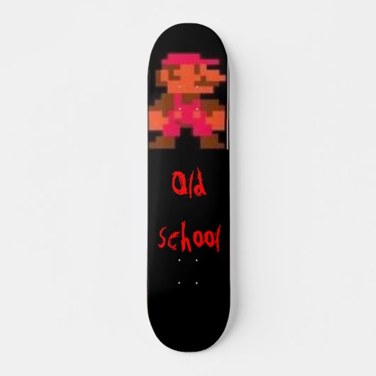 Oude school persoonlijk skateboard (Voorkant)