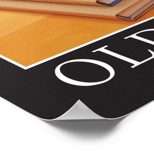 Oude school poster (Hoek)