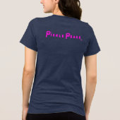 oude school PP Tri-Blend Shirt (Achterkant)