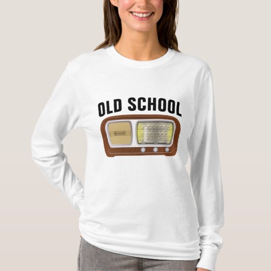 OUDE SCHOOL  RADIO T-shirts (Voorkant)