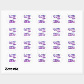 Oude school Rap Hip Hop Rave Electro Ronde Sticker (Vel)