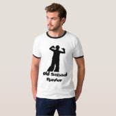 Oude School Raver Ringer T T-shirt (Voorkant volledig)