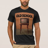 OUDE SCHOOL RETRO TV BIRTHDAY T-Shirts (Voorkant)