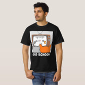 OUDE SCHOOL Retro Video Game Cats Funding T-shirt (Voorkant volledig)