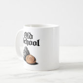 Oude School Rock and Roll Koffiemok (Voorkant links)