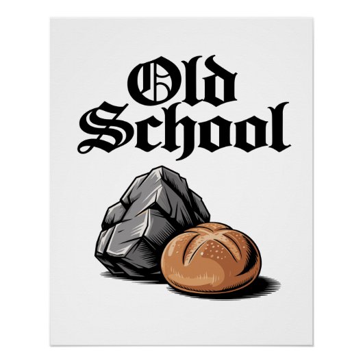 Oude School Rock and Roll Perfect Poster (Voorkant)