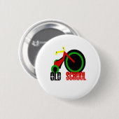 Oude school ronde button 5,7 cm (Voorkant /achterkant)