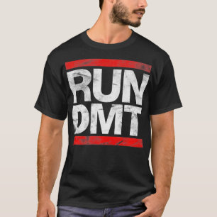 oude school RUN DMT 90s stijlpartij T-shirt