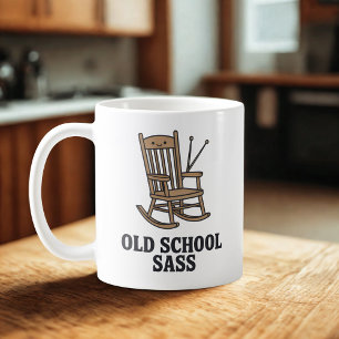 Oude School Sass Sassy Oma Humor Koffiemok
