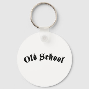 Oude school sleutelhanger