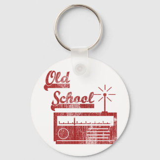 Oude school sleutelhanger